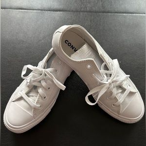 Converse All Star White Leather Low-top Sneaker